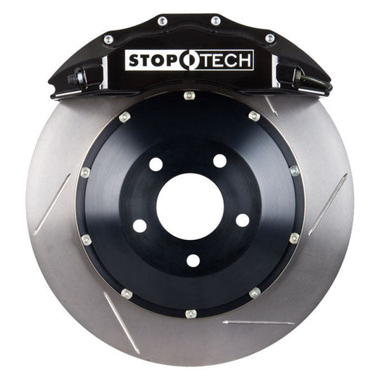 Stoptech ST-60 Big Brake Kit Front 355mm Black Slotted Rotors - 2003-2006 Mitsubishi Evo 8/9