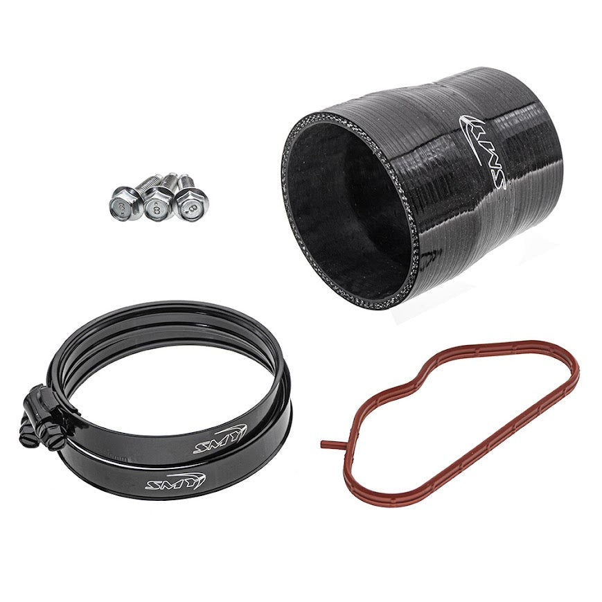 SMY GODZILLA Cast Aluminum Top Mount Intercooler Pipe - Black - 2022-2026 Subaru WRX