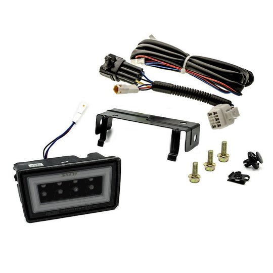 SMY F1 V3 Hyperflash (RBL) Double Smoked w/ DRL White Light Bar - 2022-2026 Subaru WRX