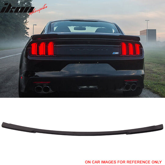 Fits 15-23 Ford Mustang Coupe Rear Spoiler Wing #G1 - Absolute Black