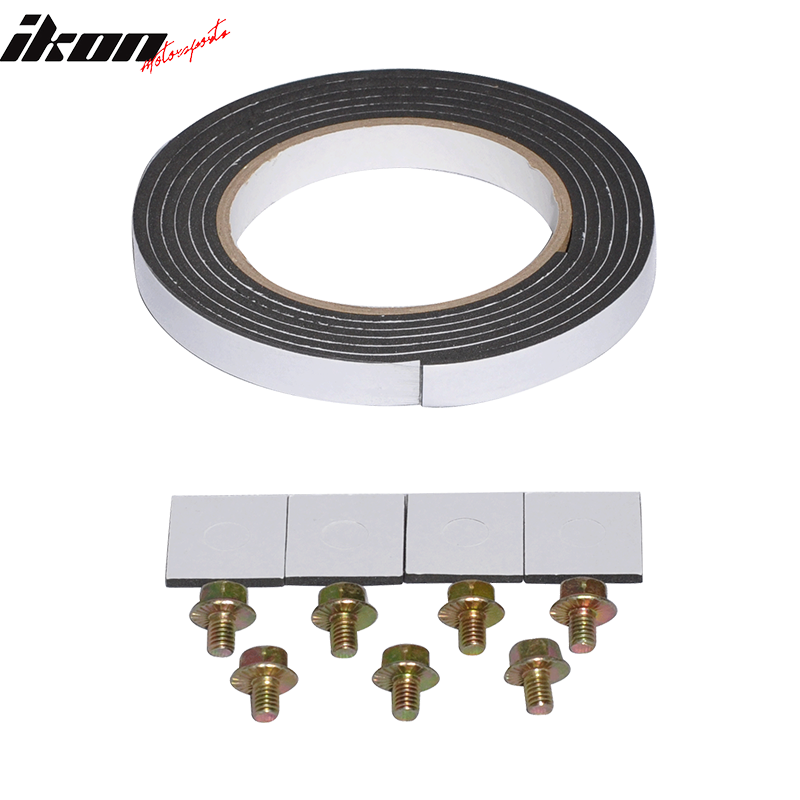 Fit 15-23 Ford Mustang Coupe Rear Spoiler Wing #UA - Ebony Black