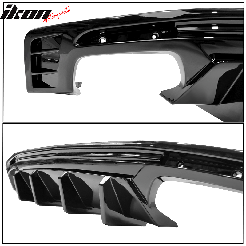 Rear Diffuser for 2016-2024 Chevy Camaro Rear Diffuser Ikon Style Lip Diffuser PP