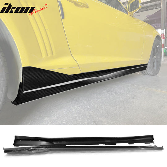 2016-2024 Chevy Camaro Ikon Style Side Skirts Rocker Panel PP