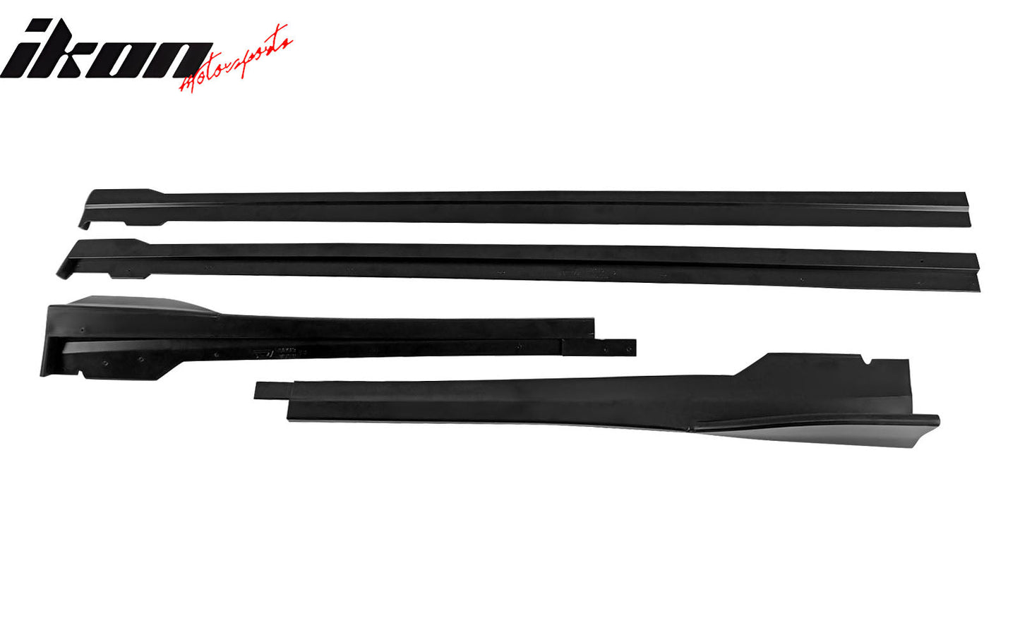2022-2025 Subaru WRX D Style Matte Black Side Skirts Extensions 4PCS