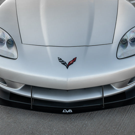 2005-2013 Chevrolet Corvette C6 Front Splitter - LVA