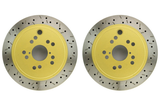 DBA 4000 Drilled/Slotted Rotor Pair Rear - 2013-2016 Scion FR-S / 2013-2020 Subaru BRZ / 2017-2019 Toyota 86