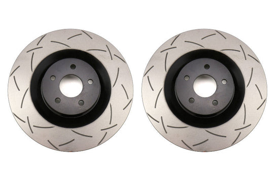 DBA 4000 Series T3 Slotted Front Rotor Pair - 2016-2018 Ford Focus RS