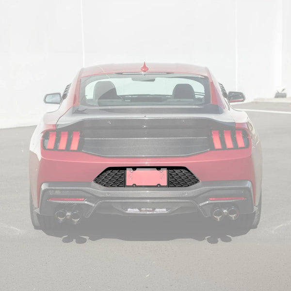 2024-Up Ford Mustang Rear License Plate Frame Trim Cover