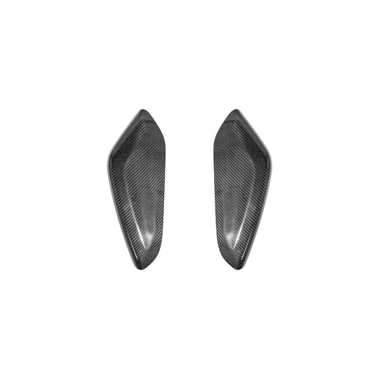 2019-24 Camaro Dry Carbon Fiber Front Side Knee Pad Panel Cover Pair