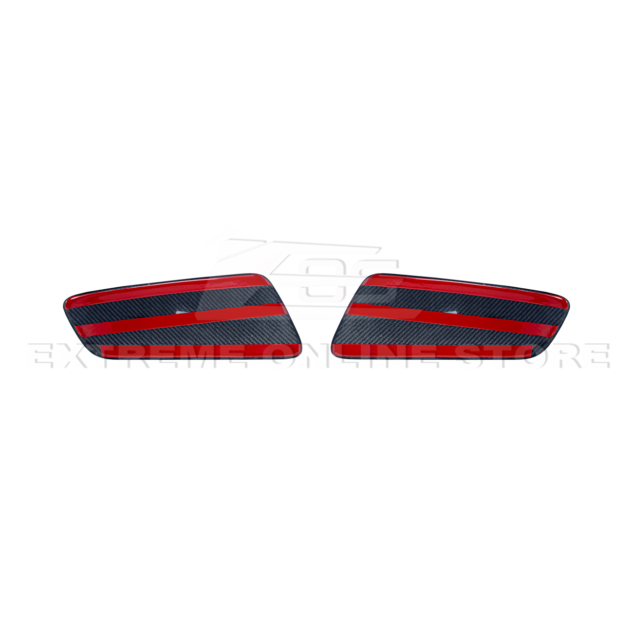 2015-23 Ford Mustang DRY CARBON FIBER Rear Seat Decorative Board Cover