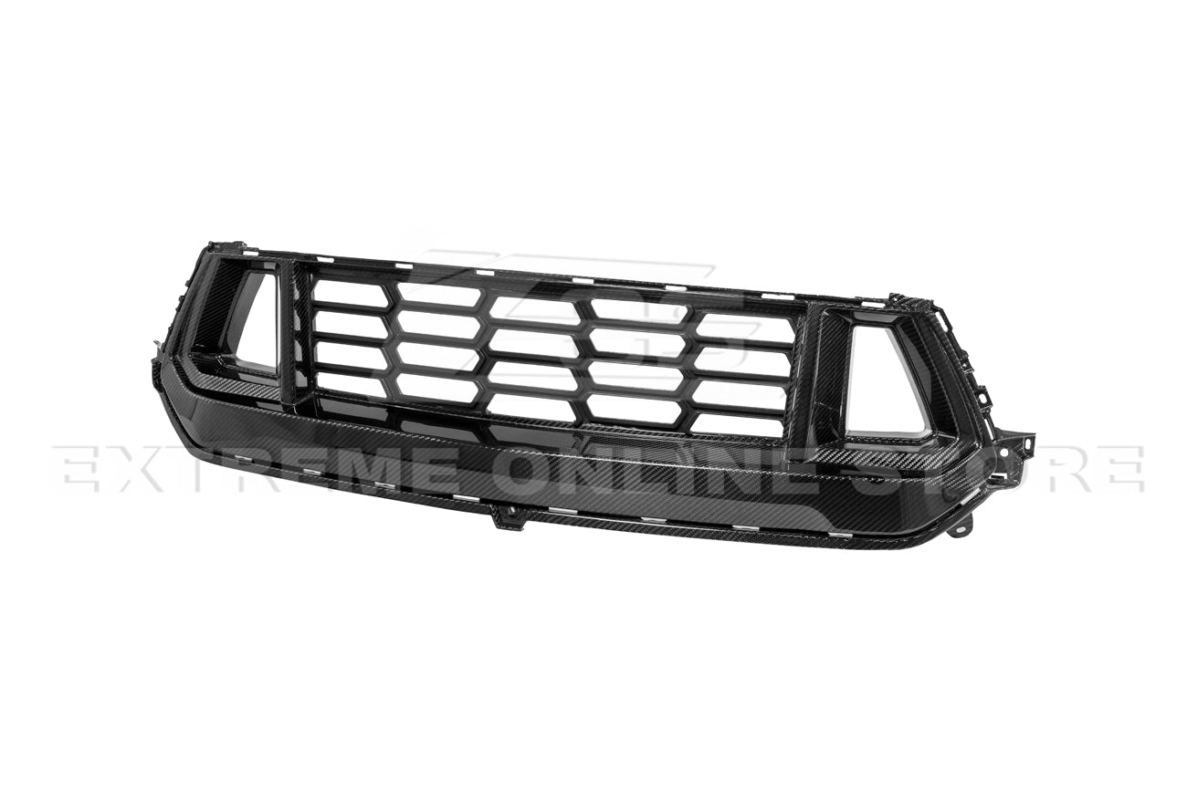 2024+ Ford Mustang GT Replacement Dry Carbon Fiber Front Grille Cover