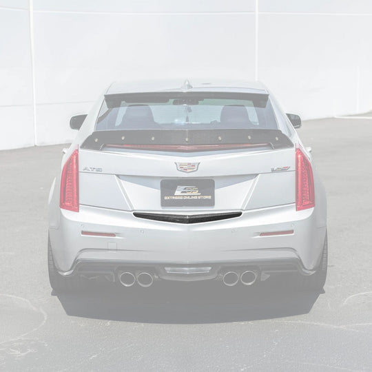 2013-18 Cadillac ATS ATS-V Sedan DRY CARBON FIBER Rear Trunk Applique Insert Trim