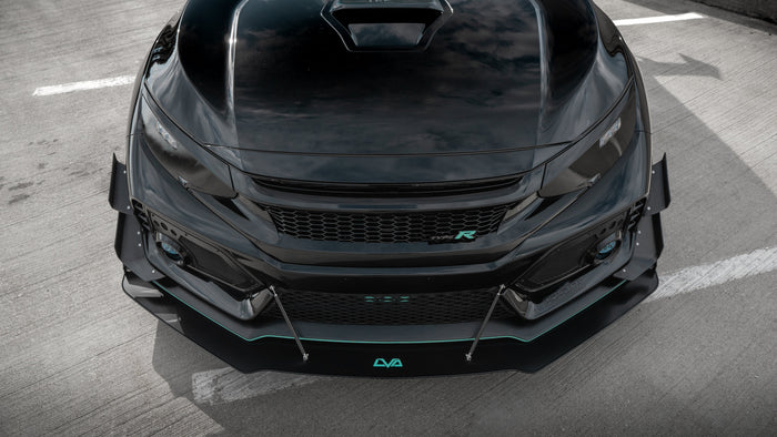 2017-2021 Honda Civic Type R FK8 Front Splitter - LVA