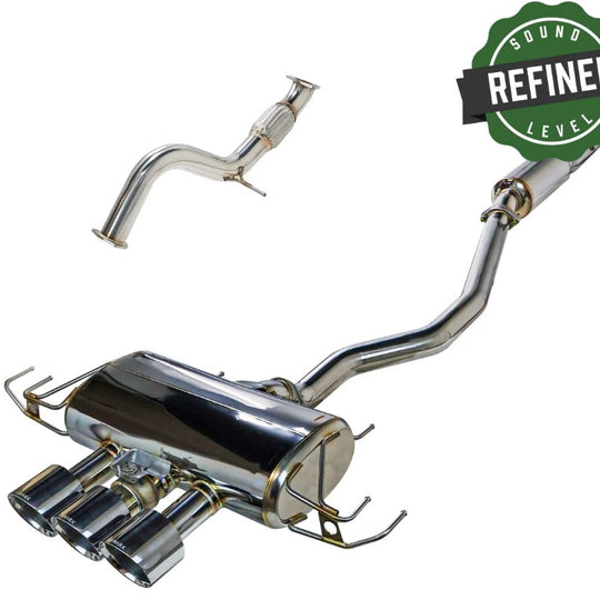 Remark 2023+ Honda Civic Type R FL5 Sports Touring Triple Tip Q-Spec Cat-Back Exhaust w/ Front Pipe (RK-C3076H-09Q)