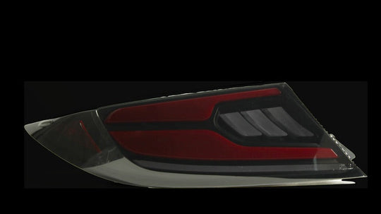 OLM Raiden LED Taillights (Smoke Lens/Red Bar) - 2022-2026 Toyota GR86 / Subaru BRZ