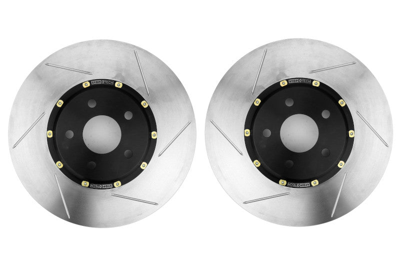Stoptech Aerorotor 320x25 Pair Slotted Front - 2013-2018 Ford Focus ST