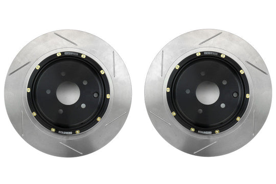 Stoptech 2-Piece Aerorotor 380x30 Slotted Pair - 2009-2024 Nissan GT-R