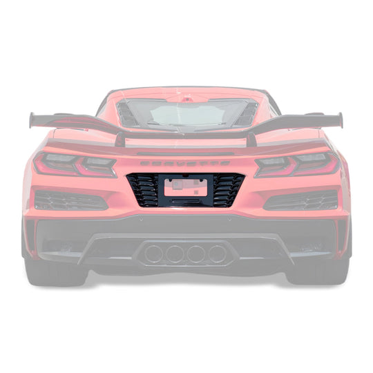 Corvette C8 Z06 License Plate Backing