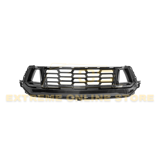 2024+ Ford Mustang GT Replacement Dry Carbon Fiber Front Grille Cover