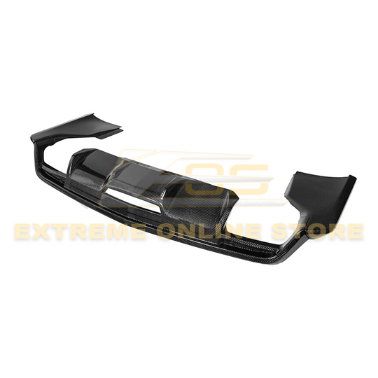 2016-19 Cadillac CTS-V Carbon Fiber Rear Valance Diffuser Lip Cover