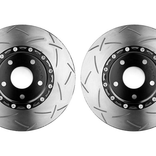 DBA 5000 Series T-Slot Slotted Rotor Pair Front - Subaru Models (inc. 2002-2014 WRX)