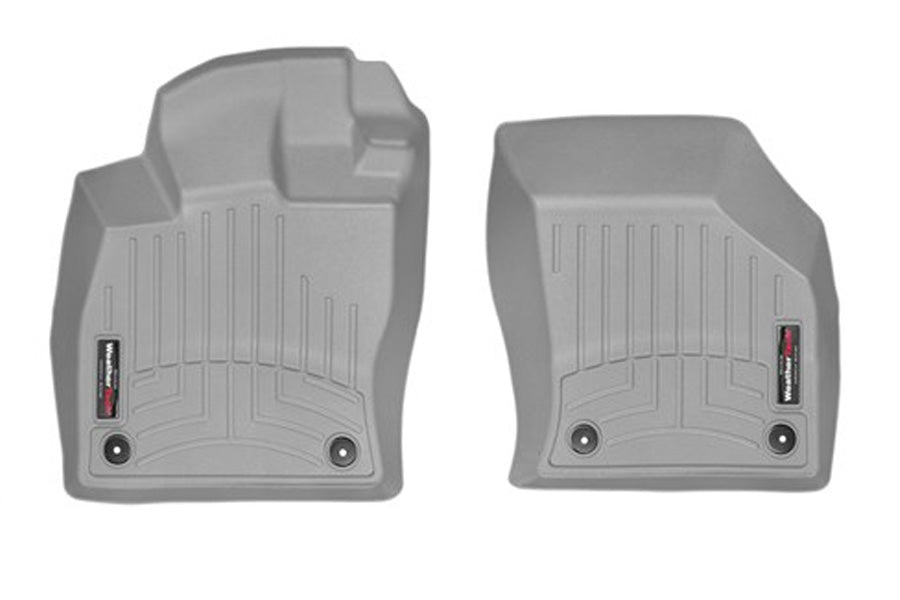 Weathertech Floorliner Grey Front - 2015-2019 Volkswagen Golf / GTI / 2016-2019 Golf SportWagen / Golf R / Golf Alltrack / 2015-2016 Audi A3 / A3 Quattro / S3
