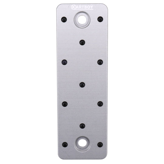 Kartboy CNC Aluminum Dead Pedal Silver - Subaru Models