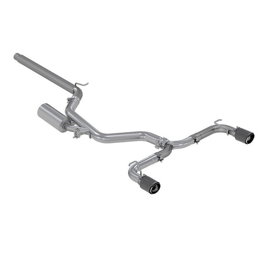 MBRP Pro Series Catback Exhaust w/ Carbon Fiber Tips - 2015-2017 Volkswagen GTI