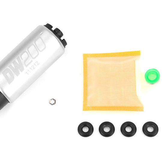 DeatschWerks DW200 Series Fuel Pump w/ Install Kit - 2006-2009 Honda S2000