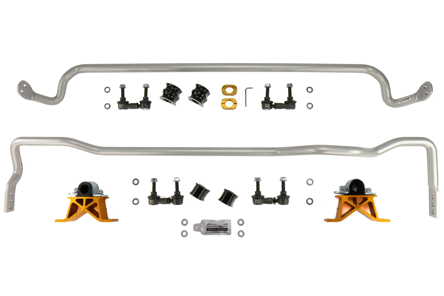 Whiteline Front and Rear Sway Bar Kit w/ Endlinks - 2005-2006 Subaru STI