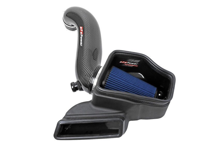 aFe 15 - 19 VW Golf R (MKVII) L4 - 2.0L (t) Track Series Carbon Fiber Intake System w/ Pro 5R Filter - 4thto5thAutomotive