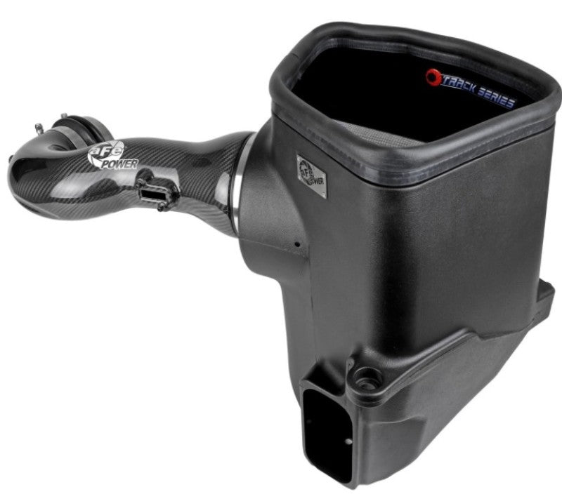 aFe 19 - 21 GM Trucks 5.3L/6.2L Track Series Carbon Fiber Cold Air Intake System W/ Pro Dry S Filters - 4thto5thAutomotive