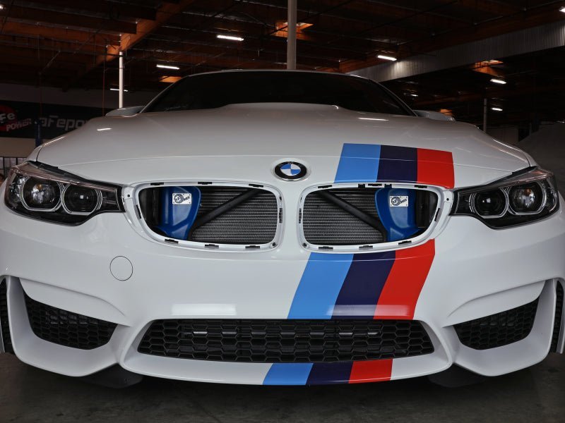 aFe Magnum FORCE Dynamic Air Scoop 15 - 18 BMW M3/15 - 20 M4 - Blue - 4thto5thAutomotive
