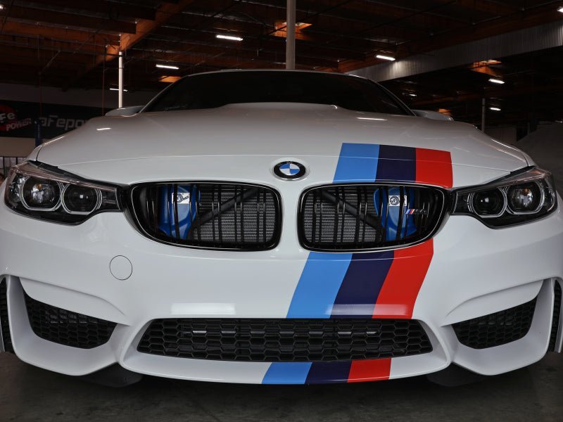 aFe Magnum FORCE Dynamic Air Scoop 15 - 18 BMW M3/15 - 20 M4 - Blue - 4thto5thAutomotive