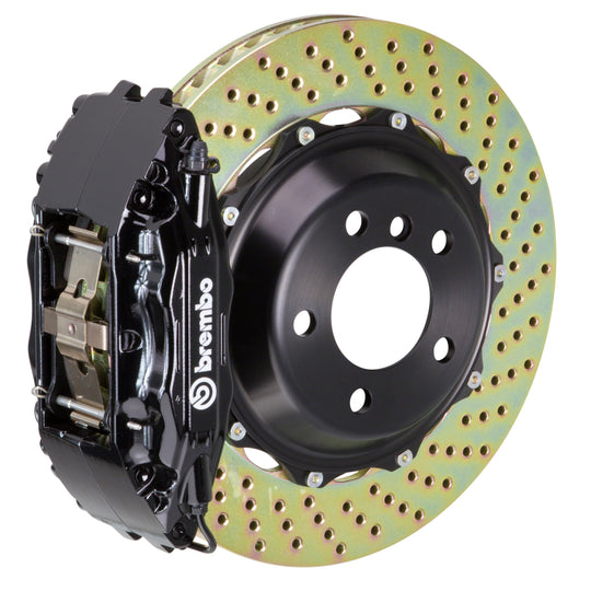 Brembo GT Systems 4 Piston Front Big Brake Kit Black Drilled Rotors - 2013-2021 Scion FR-S / Subaru BRZ / Toyota 86