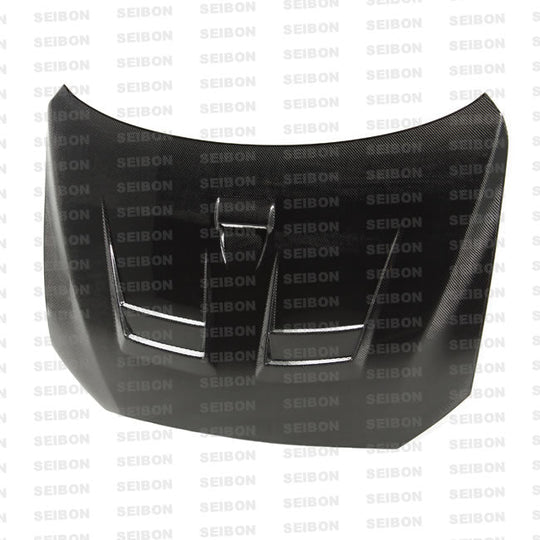Seibon Carbon Fiber DV Style Hood - 2008-2009 Mitsubishi Lancer