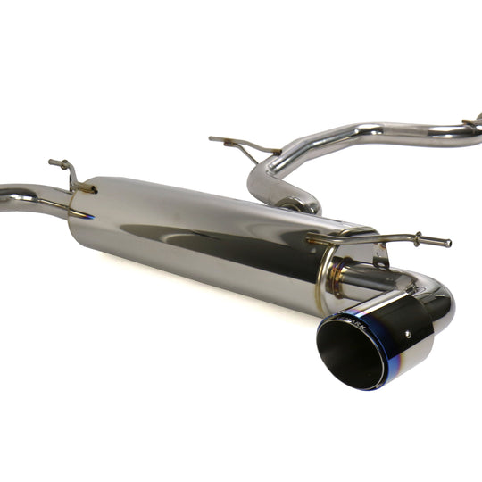 Remark Cat Back Exhaust w/ Burnt Stainless Steel Tip Cover - 2015-2024 Volkswagen GTI