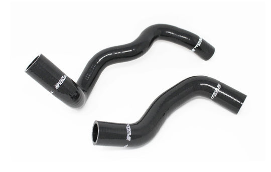 Torque Solution Silicone Radiator Hose Kit Black - 2016-2018 Ford Focus RS