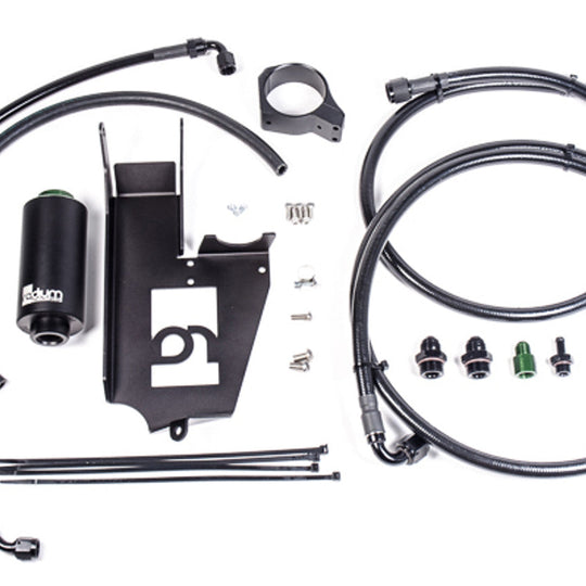 Radium Fuel Hanger Plumbing Kit Stainless Filter - 2001-2007 Mitsubishi EVO 7-9