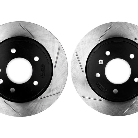 Stoptech Slotted Rear Rotor Pair - 2004-2013 Mazda 3