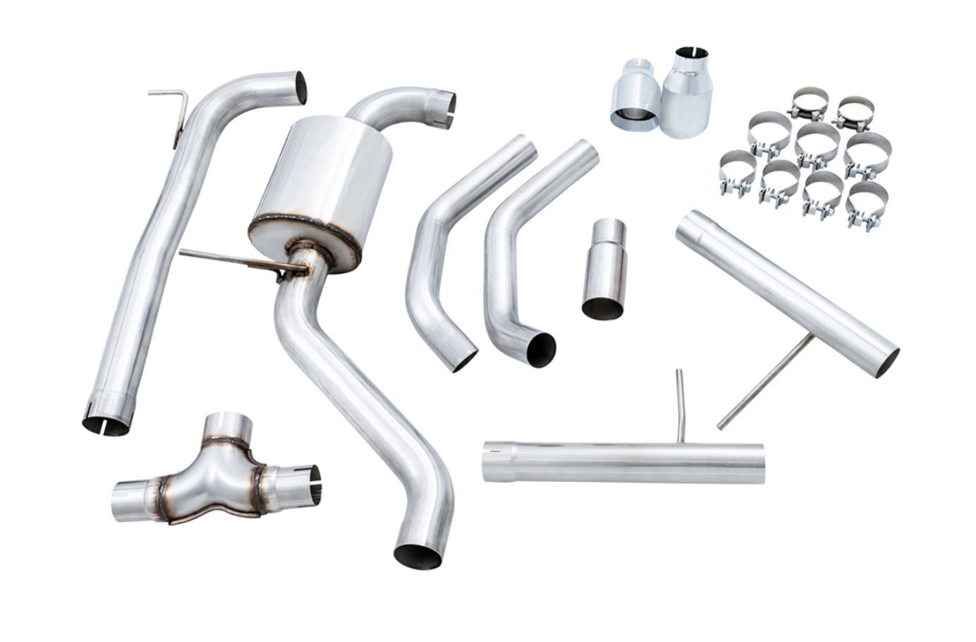 AWE Track Edition Resonated Exhaust - Volkswagen GLI 2019+