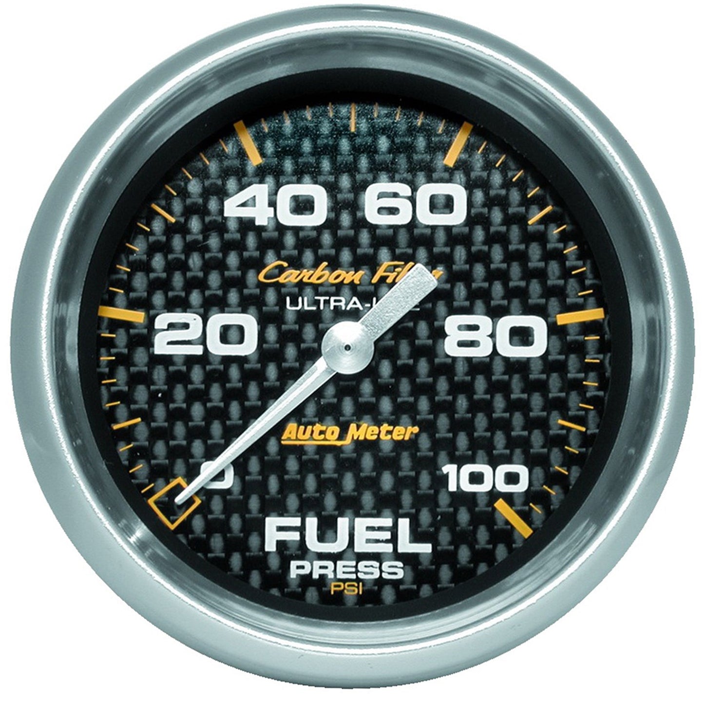 Autometer Carbon Fiber Fuel Pressure Gauge Electrical 2-5/8in - Universal