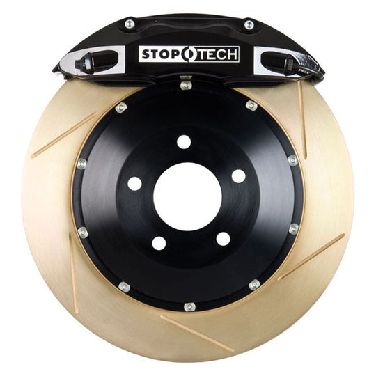 Stoptech ST-40 Big Brake Kit Front 332mm Black Zinc Slotted Rotors - 2005-2009 Subaru Legacy GT