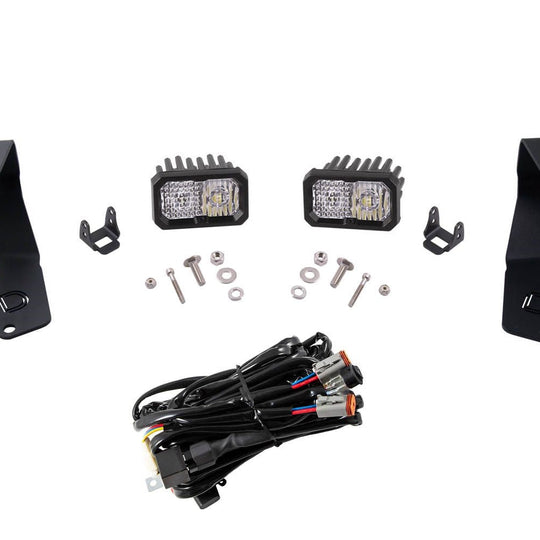 Diode Dynamics Stage Series 2 Inch Ditch Light Kit Sport White Combo - 2015-2021 Subaru WRX / STI | DD6616