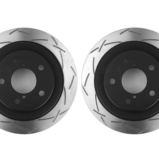 DBA 4000 Series T-Slot Slotted Rear Rotor Pair - Subaru Models (inc. 2002-2005 WRX)