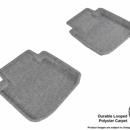 3D MAXpider Rear Classic Floor Mats - Grey - 2015-2017 Subaru Legacy / 2015-2018 Outback