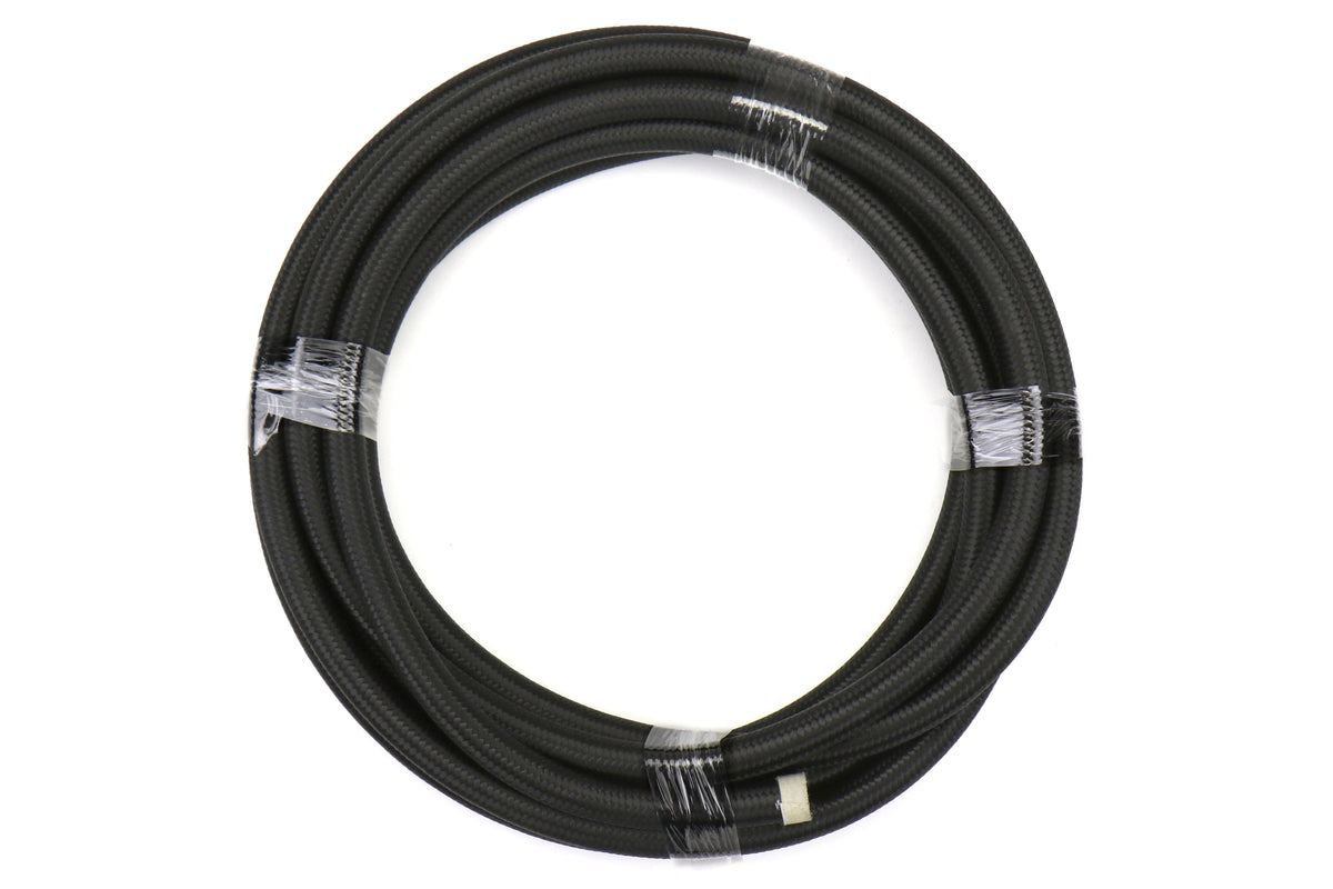 DeatschWerks 6AN Black Nylon Braided CPE Hose 20 Feet - Universal