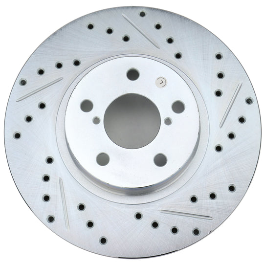 Stoptech C-Tek Sport Drilled and Slotted Rotor Single Front Left - Subaru Models (inc. 1998-2001 Impreza 2.5RS)