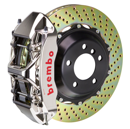 Brembo GT-R System 6 Piston Front Brake Kit Drilled Rotors - Volkswagen Models (inc. 2006-2013 GTI)