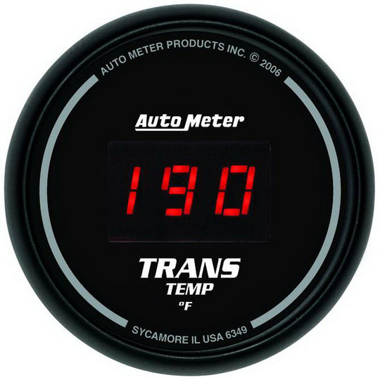 Autometer Sport-Comp Digital Transmission Temperature Gauge Red LED 52mm - Universal